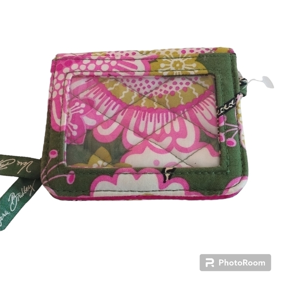 Vera Bradley Handbags - Vera Bradley Olivia Pink ID Holder w key ring